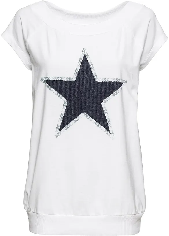 Shirt met ster, bonprix