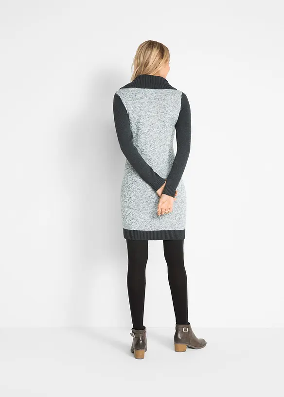 Knielange, gebreide jurk, bonprix