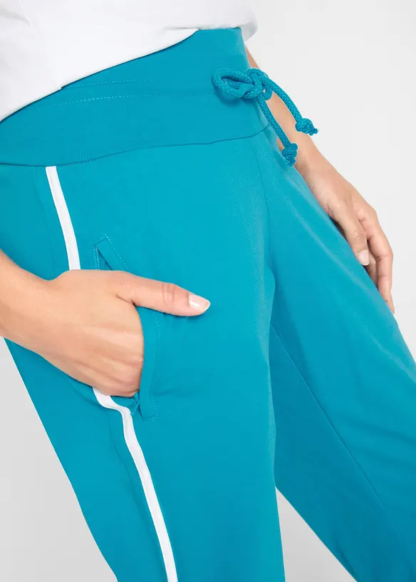Capri joggingbroek van katoen (set van 2), bonprix