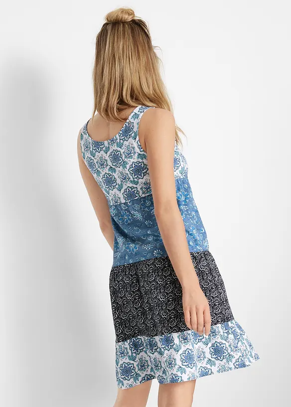 Jurk van katoen-jersey, kort, bonprix