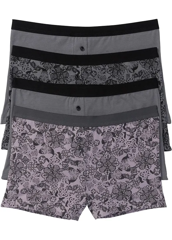 Dames boxer (set van 4), bonprix