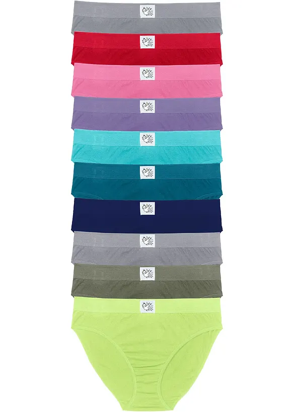 Slip (set van 10), bonprix