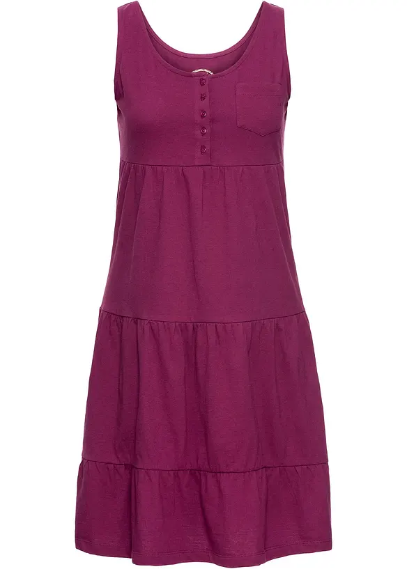 Jurk van katoen-jersey, kort, bonprix