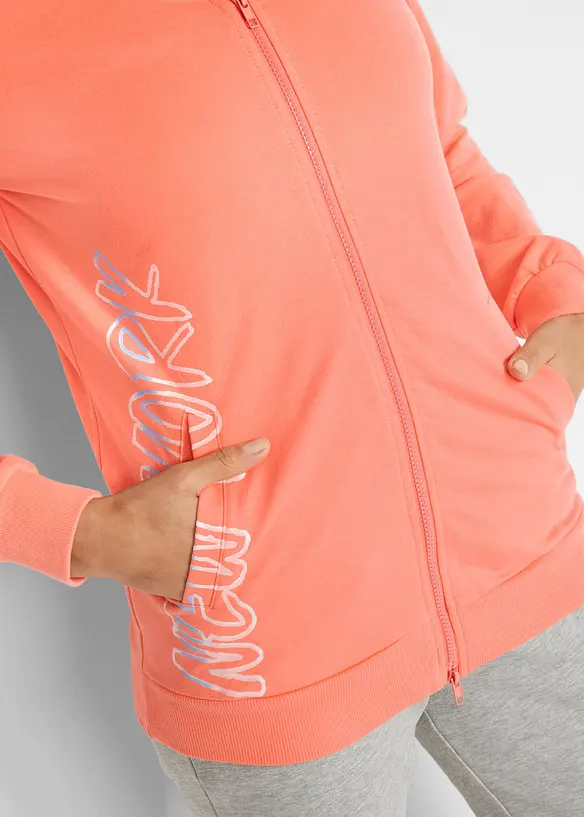 Sweatvest met capuchon, bonprix