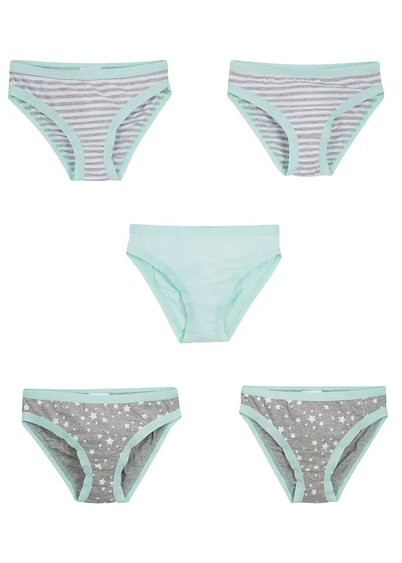 Slip met zacht katoen (set van 5), bonprix