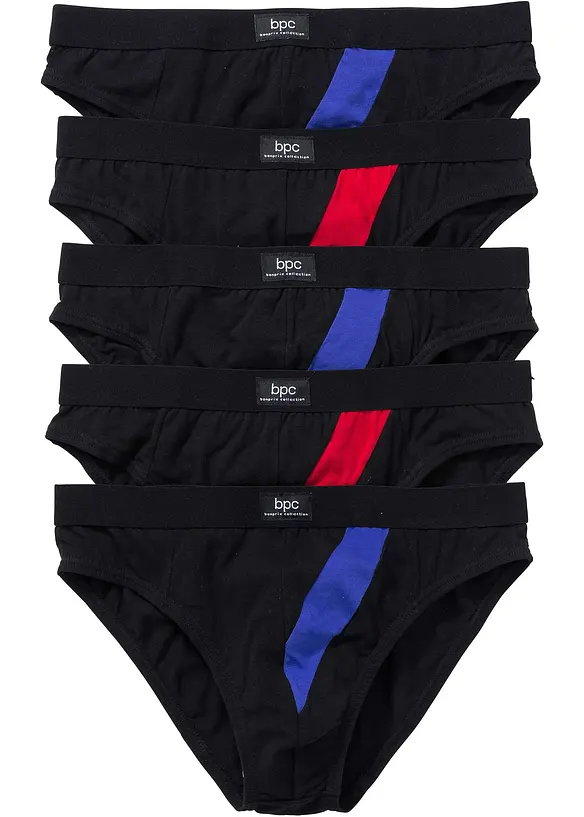Slip met katoen (set van 5), bonprix