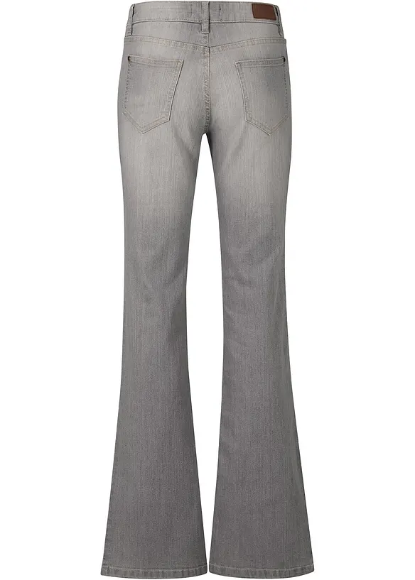Bootcut comfort stretch jeans, mid waist, bonprix
