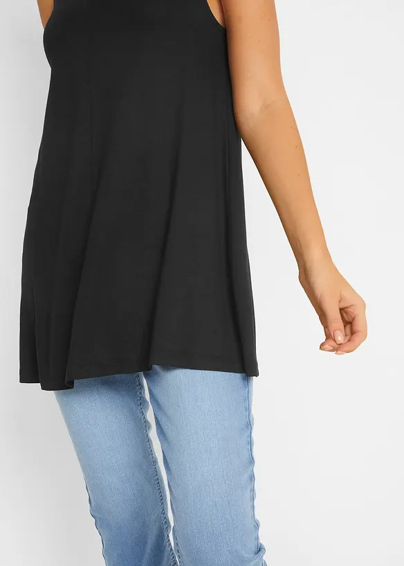 Lange top in een viscosemix, bonprix