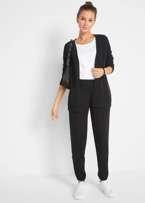 Lichte jersey broek met comfortband, bonprix
