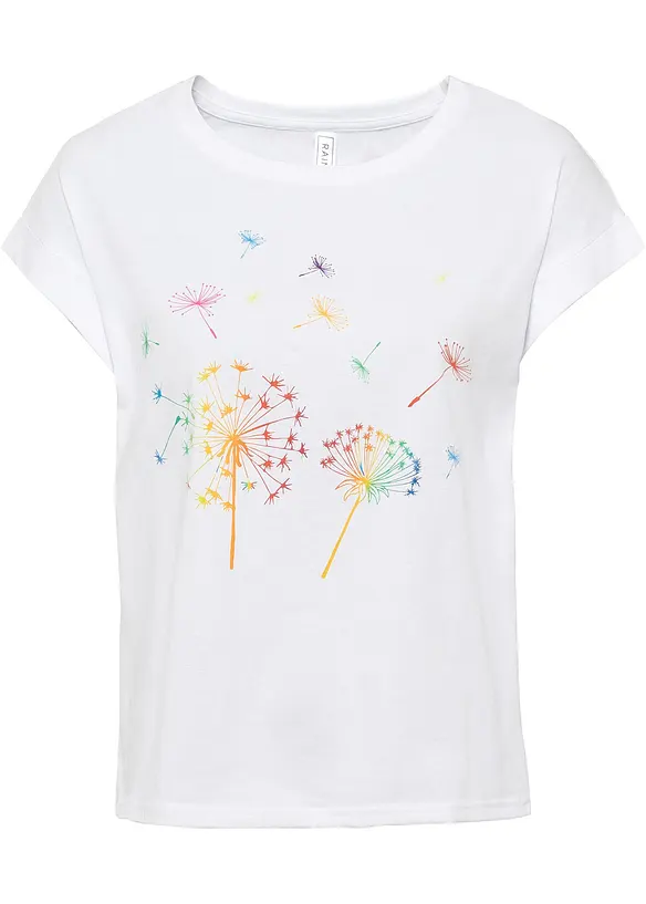 T-shirt met bloemenprint, bonprix