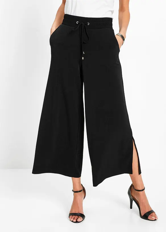 Jersey broek met een comfortabele band, bonprix