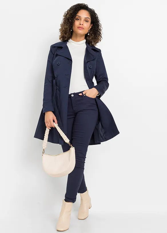 Trenchcoat van katoen, bonprix