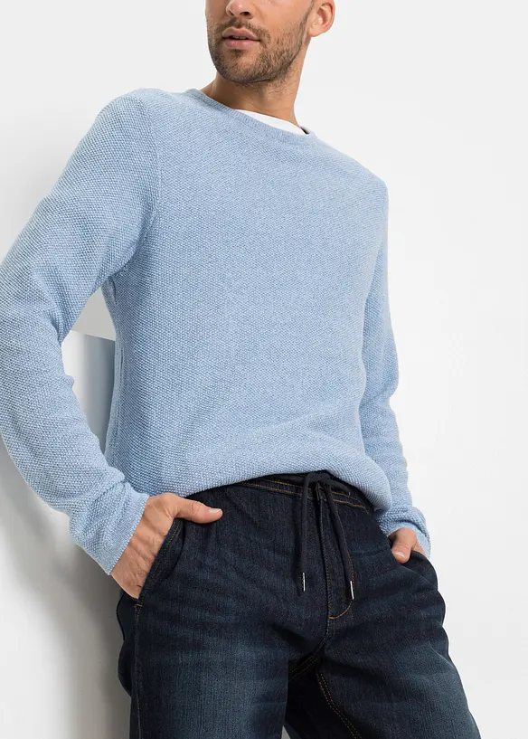 Regular fit stretch instapjeans, straight, bonprix
