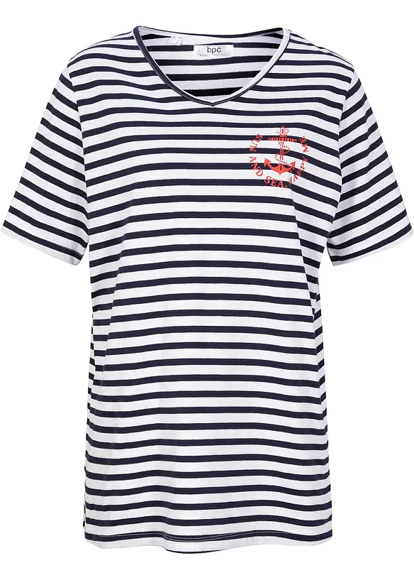 Katoenen shirt, halflange mouw, bonprix