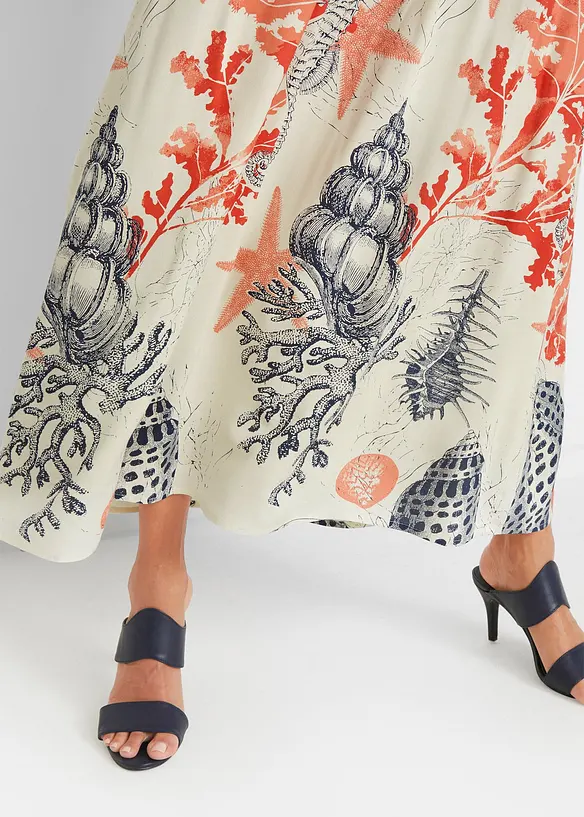 Maxi rok van soepele viscose, bonprix