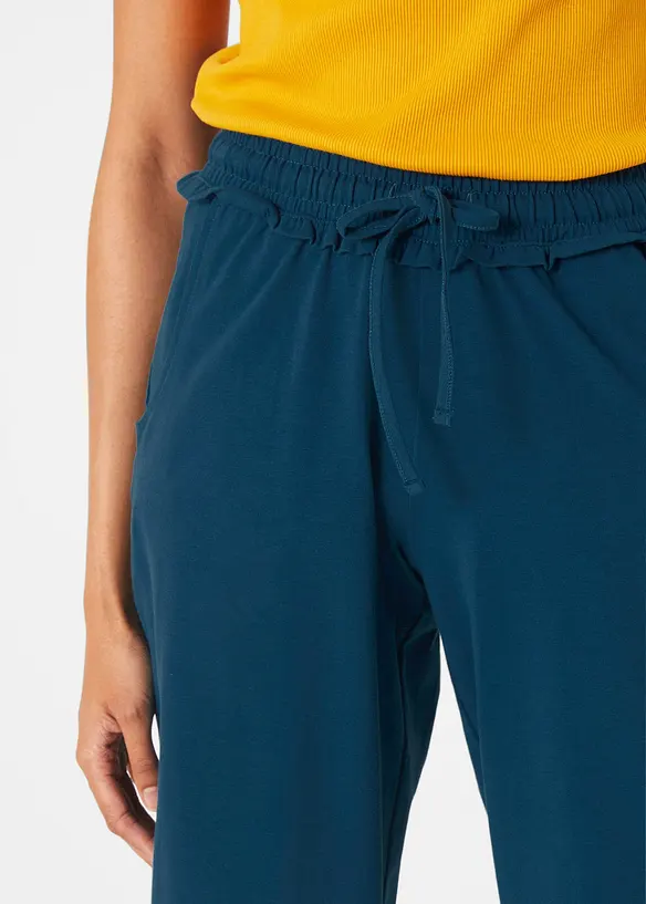 Jersey broek in een katoenmix, bonprix