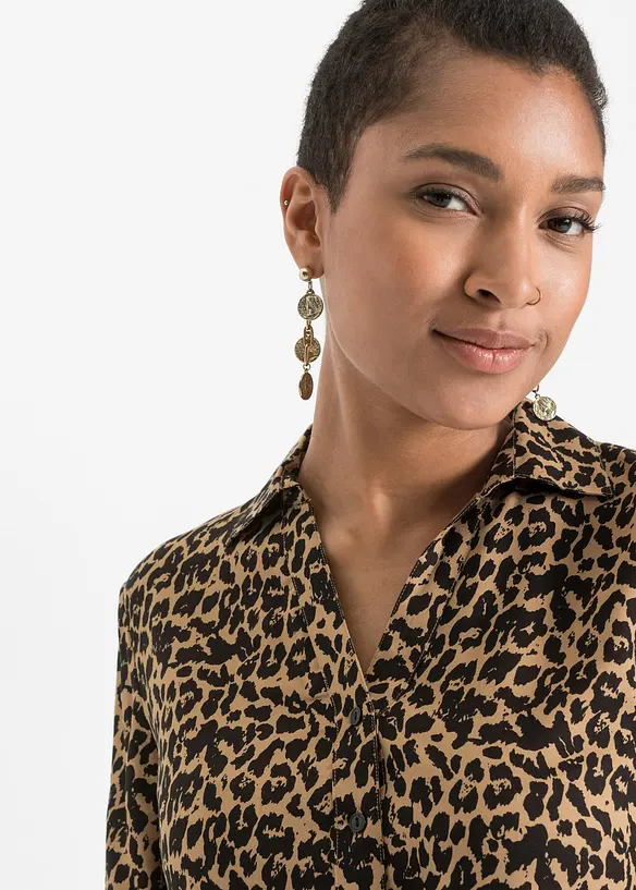 Blousejurk van soepele viscose, bonprix