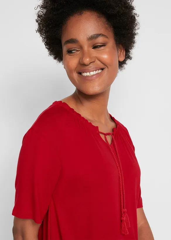 Longshirt in een viscosemix, bonprix