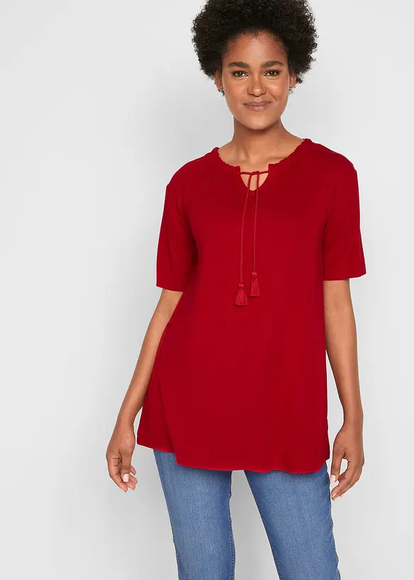 Longshirt in een viscosemix, bonprix