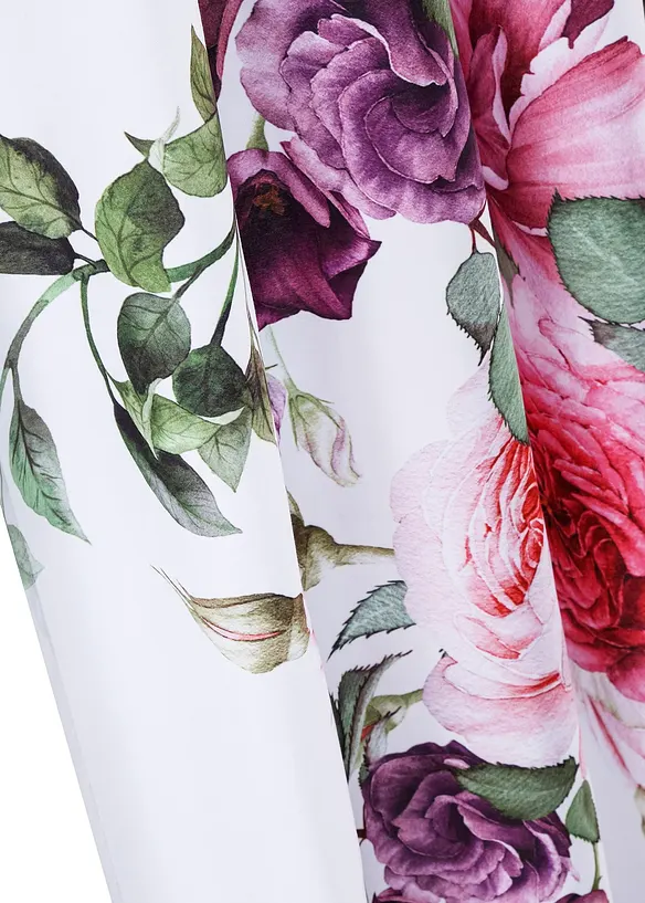 Gordijn met bloemenprint (2 stuks), bonprix