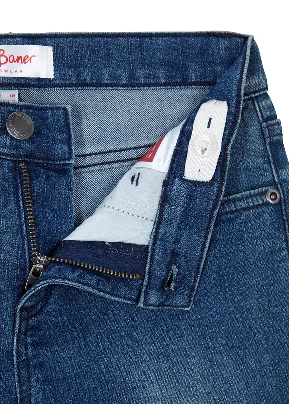 Skinny meisjes jeans mid waist, bonprix