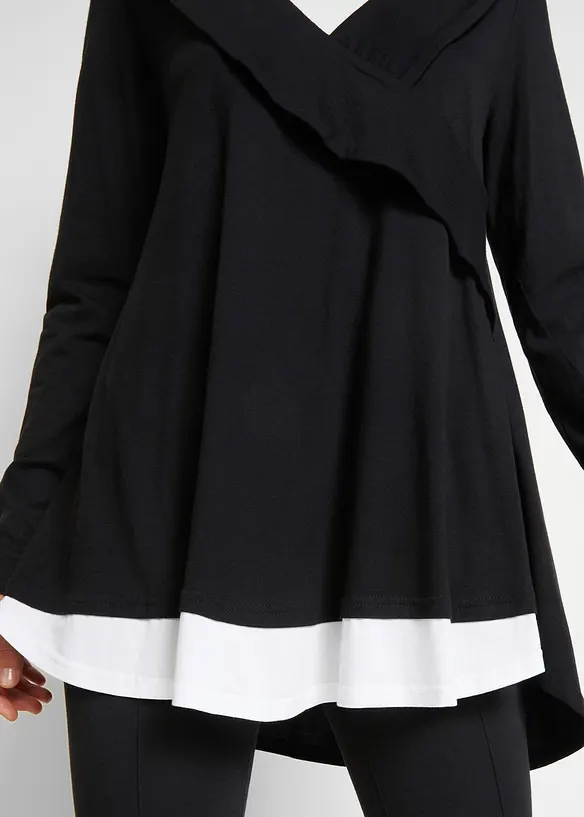 Shirt tuniek van katoen-viscosemix, bonprix