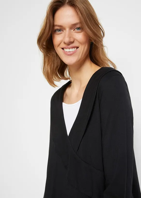 Shirt tuniek van katoen-viscosemix, bonprix