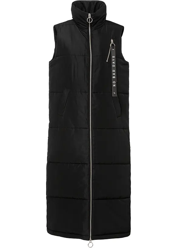 Lang mouwloos vestmet bionic finish, bonprix