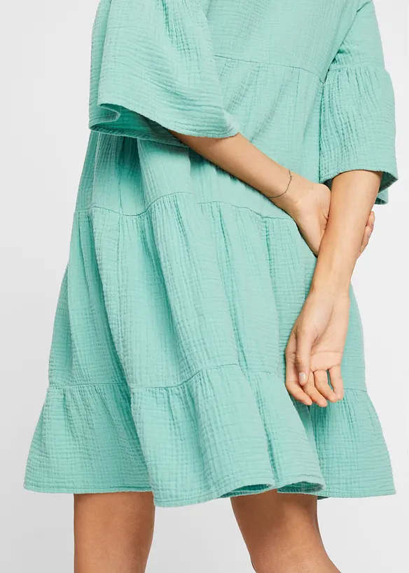 Tuniekjurk van mousseline, bonprix