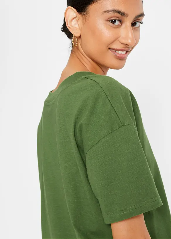 Oversized shirt van biologisch katoen, bonprix