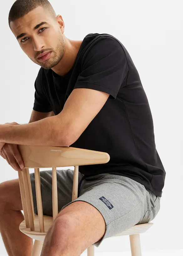 Sweat bermuda (set van 2), bonprix