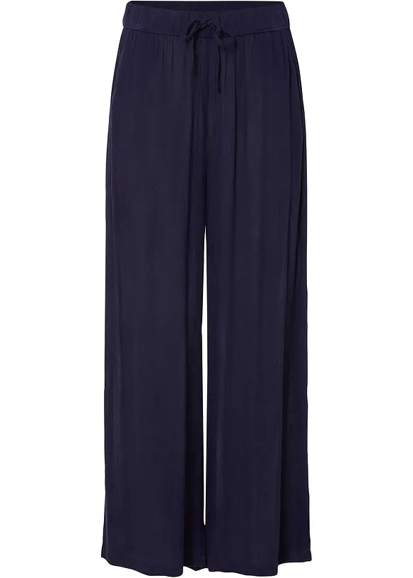 Wijde broek van soepele viscose, bonprix