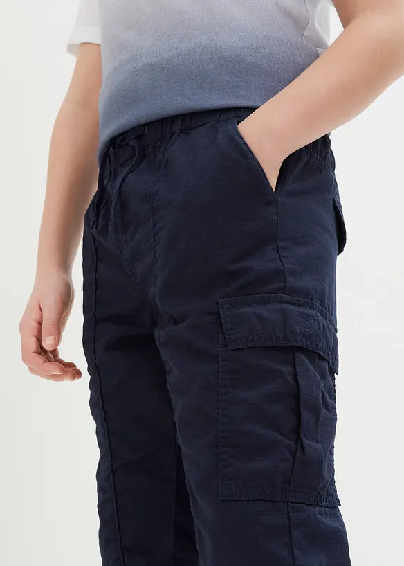 Jongens cargo bermuda van puur katoen, regular fit, bonprix