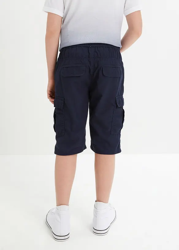Jongens cargo bermuda van puur katoen, regular fit, bonprix