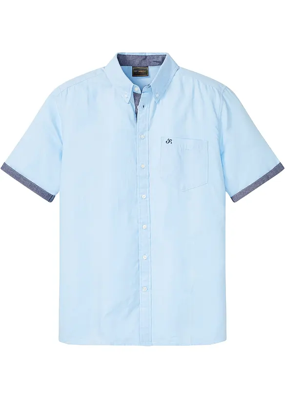 Oxford overhemd met korte mouwen, bonprix