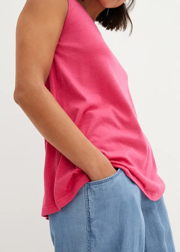 Longtop met ronde hals, bonprix