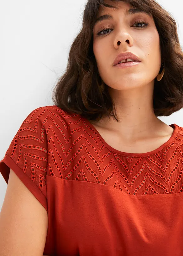 Shirt van soepele viscose, bonprix