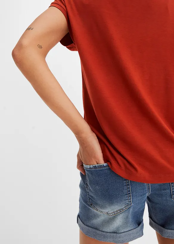 Shirt van soepele viscose, bonprix