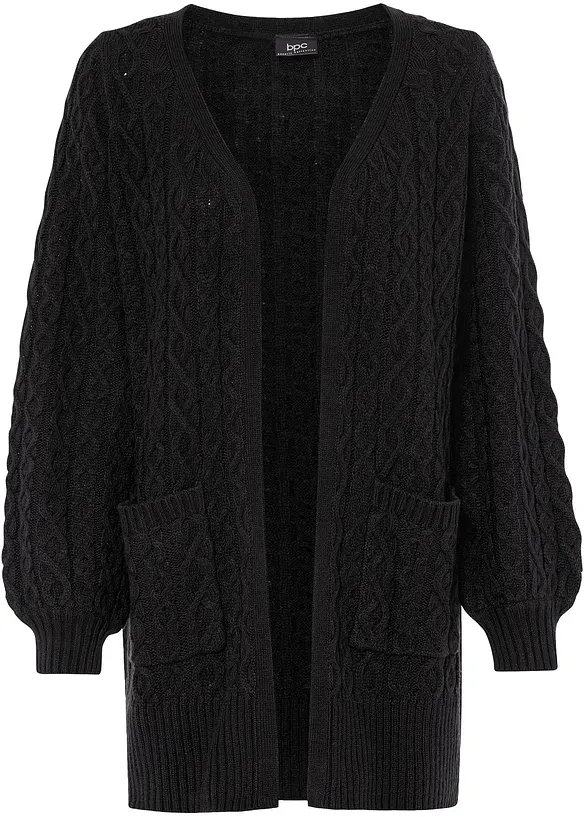 Lang vest met zakken, bonprix