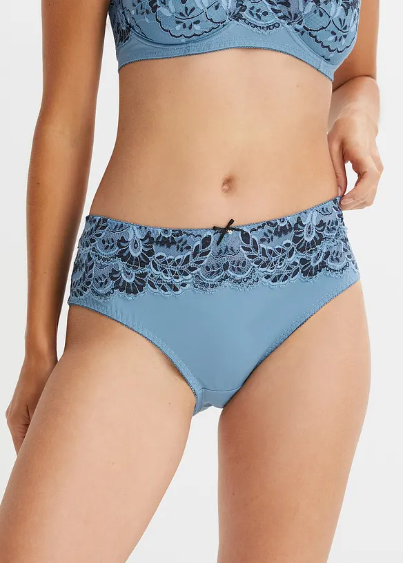 Maxislip met sierlijk kant, bonprix