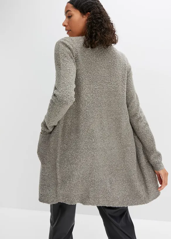 Lang vest van bouclé, bonprix