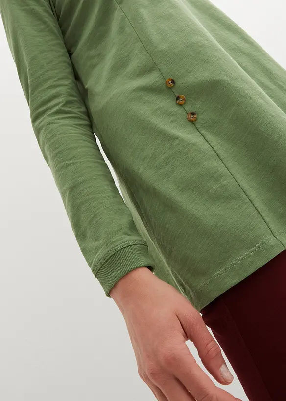Longshirt van puur katoen, bonprix