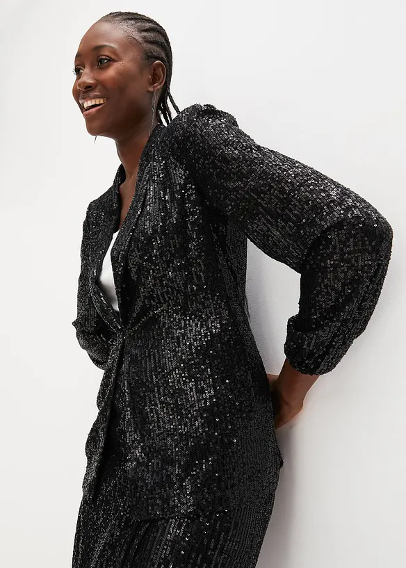 Blazer met pailletten, bonprix