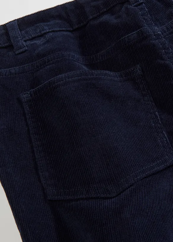 Stretch corduroy broek, bootcut, bonprix