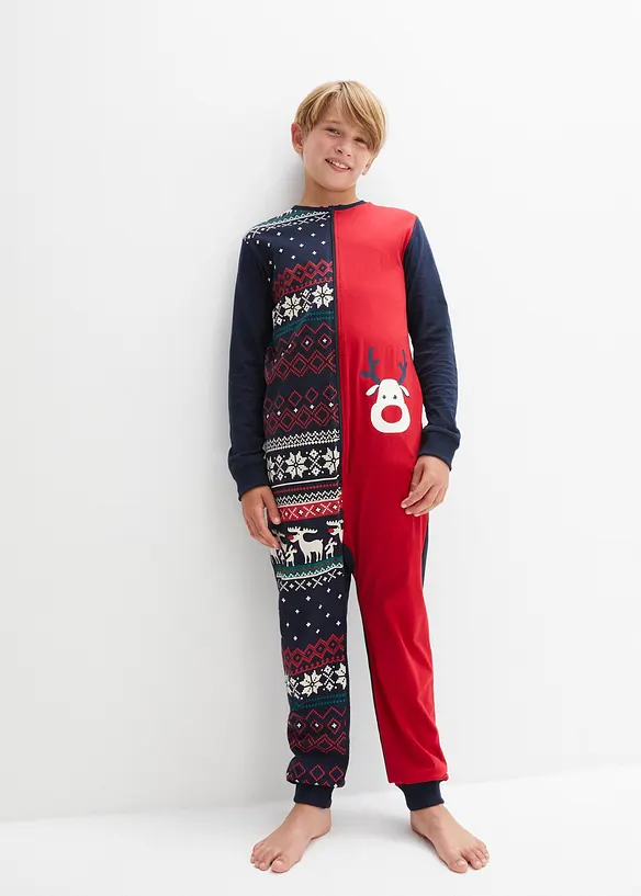Pyjama onesie van biologisch katoen, bonprix