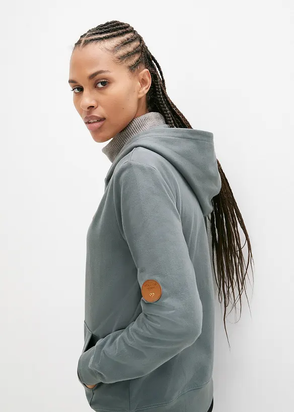 Sweatvest met capuchon, bonprix