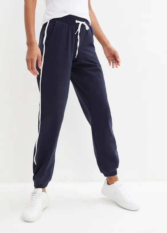 Joggingbroek van katoen, bonprix