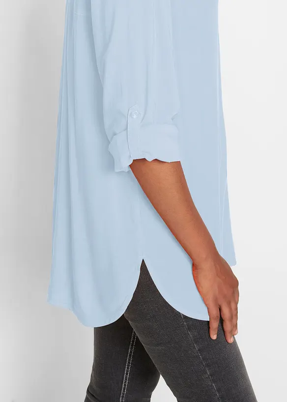 Tuniek met V-hals, lange mouw, bonprix