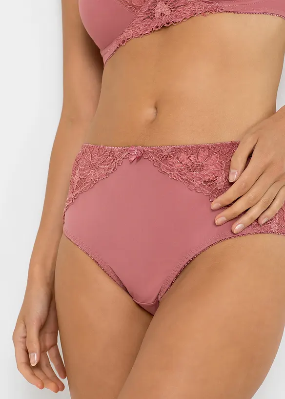 Maxislip met kant (set van 2), bonprix
