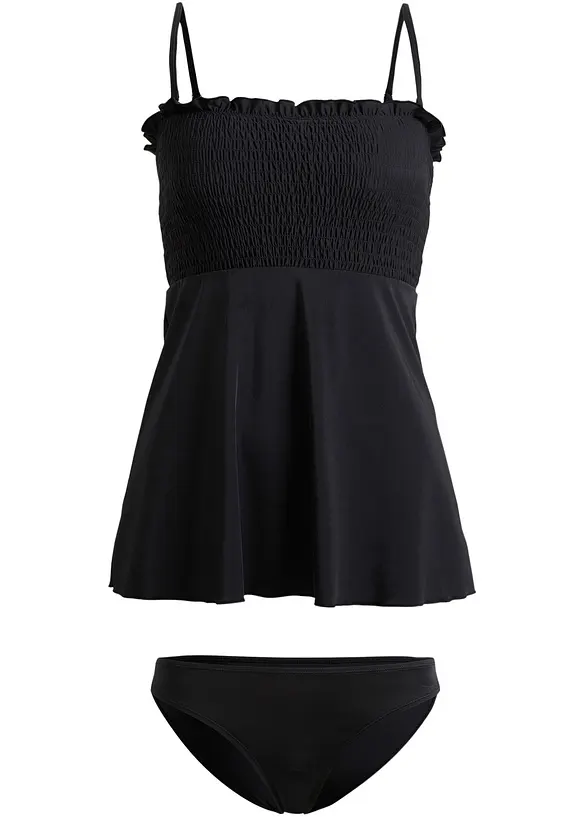 Gesmokte tankini (2-dlg. set), bonprix